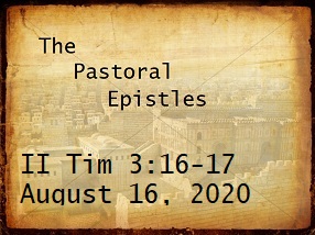 Pastoral Epistles Aug 16