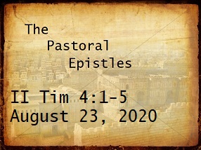 Pastoral Epistles Aug 23