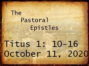Pastoral Epistles 10-11